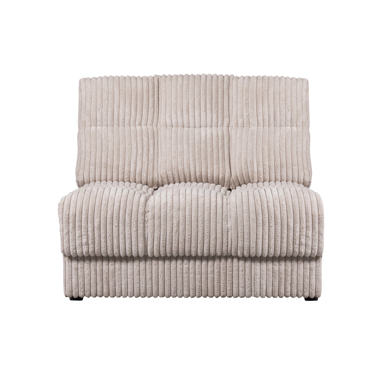 WOOOD Second Date 1-zits Element - Grove Ribstof - Naturel