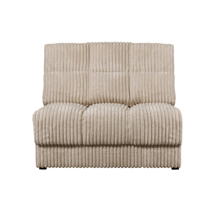 WOOOD Second Date 1-zits Element - Grove Ribstof - Travertin