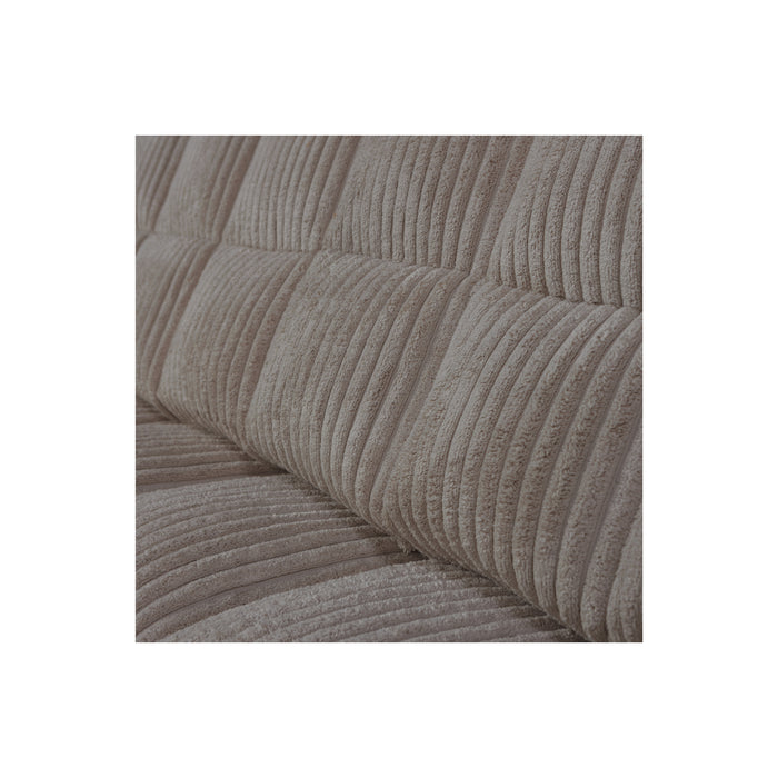 WOOOD Second Date 3-zits Bank - Grove Ribstof - Mud