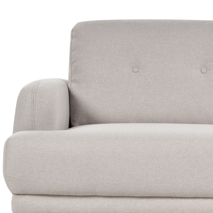 Beliani - TUVE - Driezitsbank - Taupe - Polyester