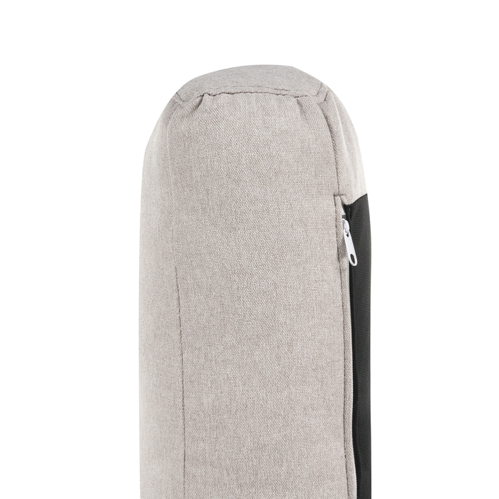 Beliani - TUVE - Driezitsbank - Taupe - Polyester