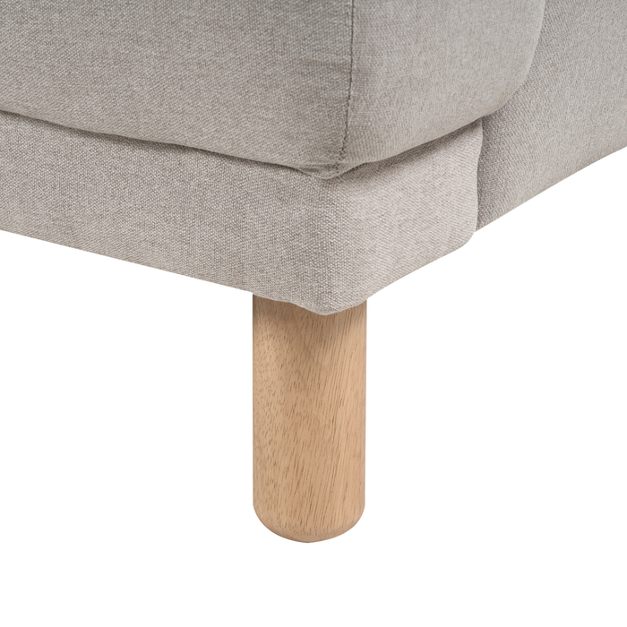 Beliani - TUVE - Driezitsbank - Taupe - Polyester