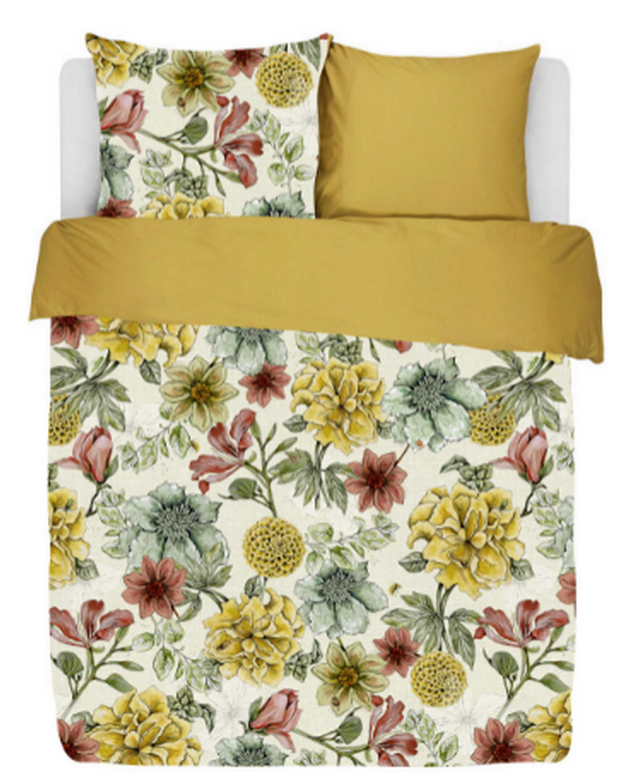 Jet Originals Dekbedovertrek Katoen Satijn Yellow Touch - geel