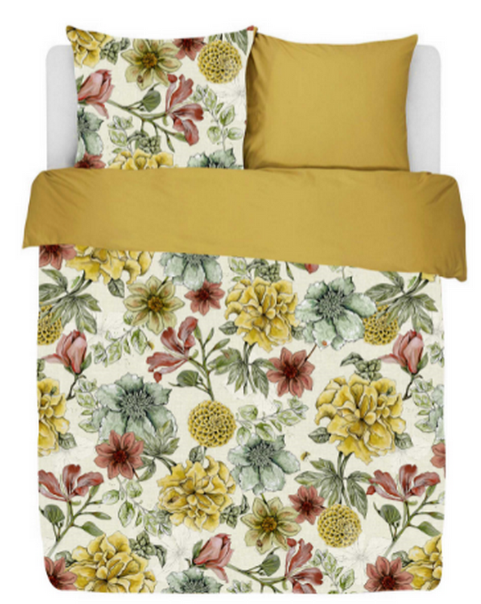 Jet Originals Dekbedovertrek Katoen Satijn Yellow Touch - geel