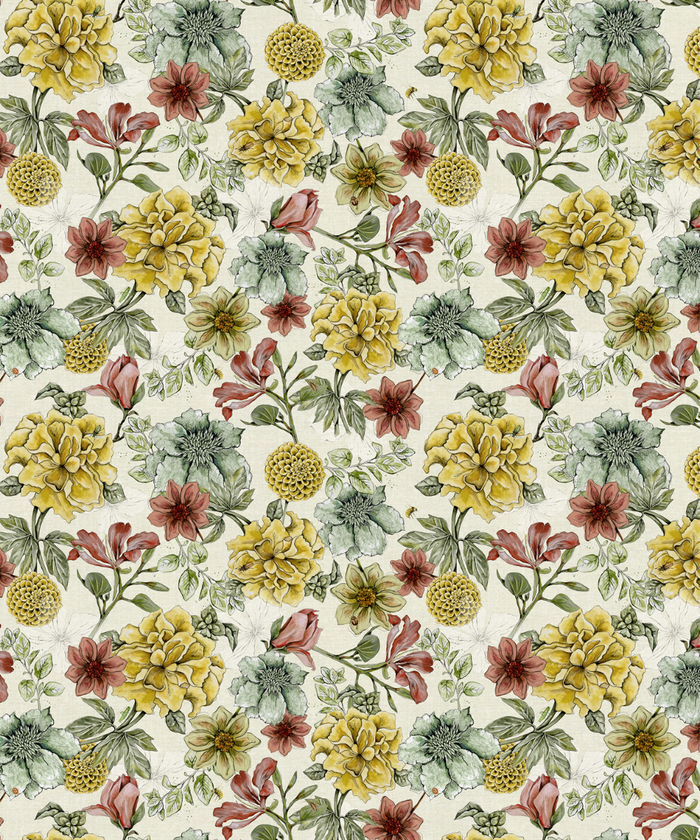 Jet Originals Dekbedovertrek Katoen Satijn Yellow Touch - geel