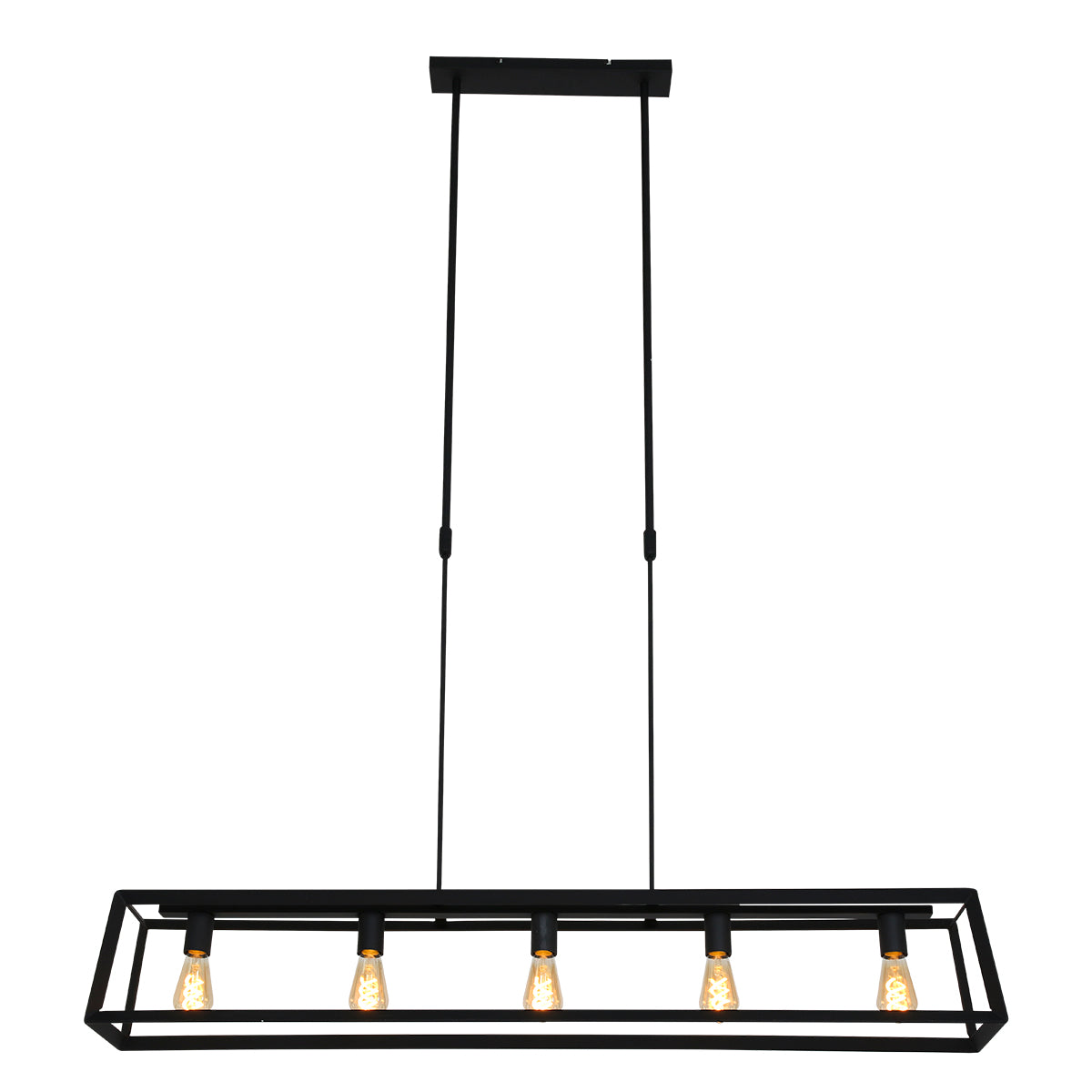 Mexlite hanglamp Hanglampen - zwart - metaal - 2675ZW