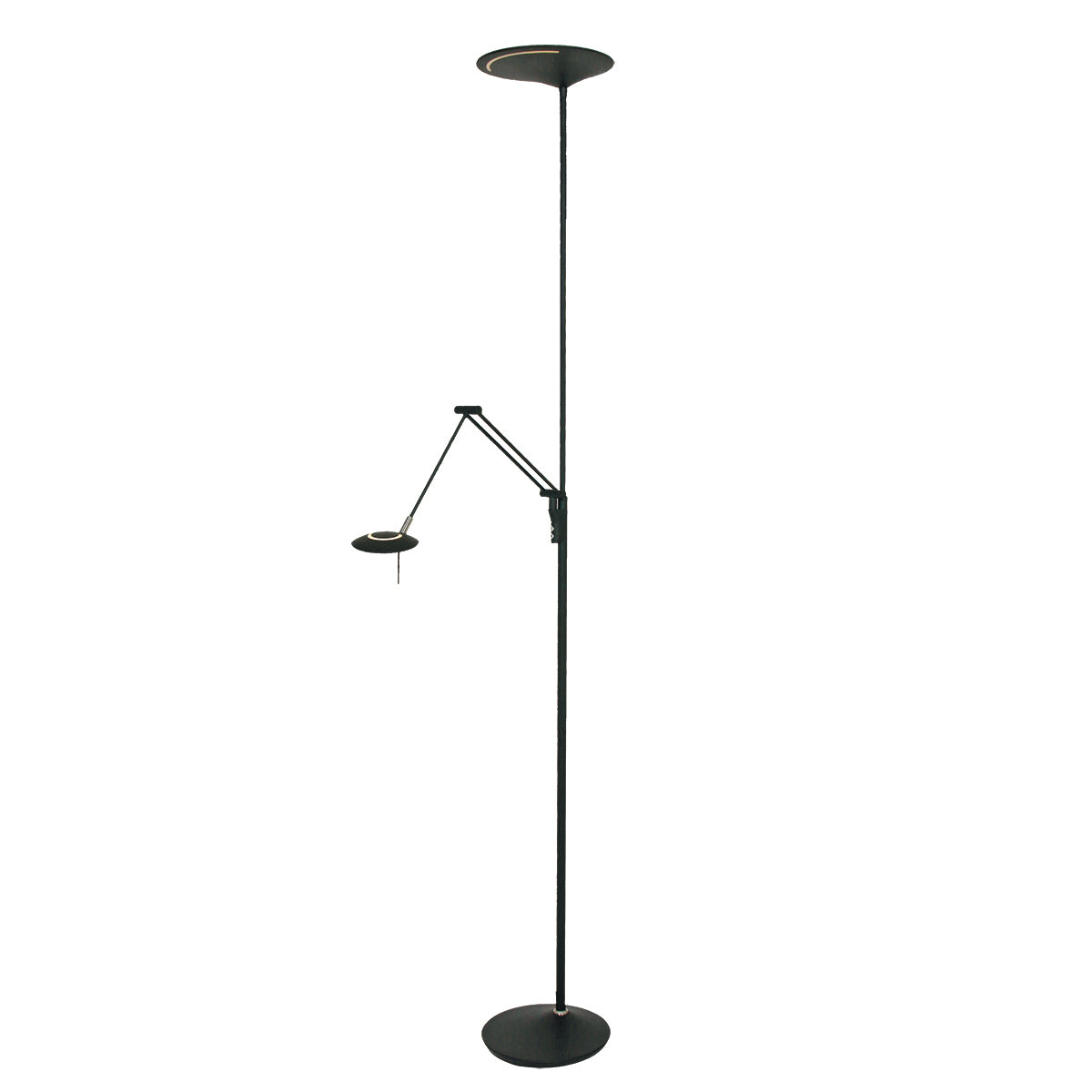 Steinhauer - vloerlamp - Zodiac LED - zwart - kunststof metaal -