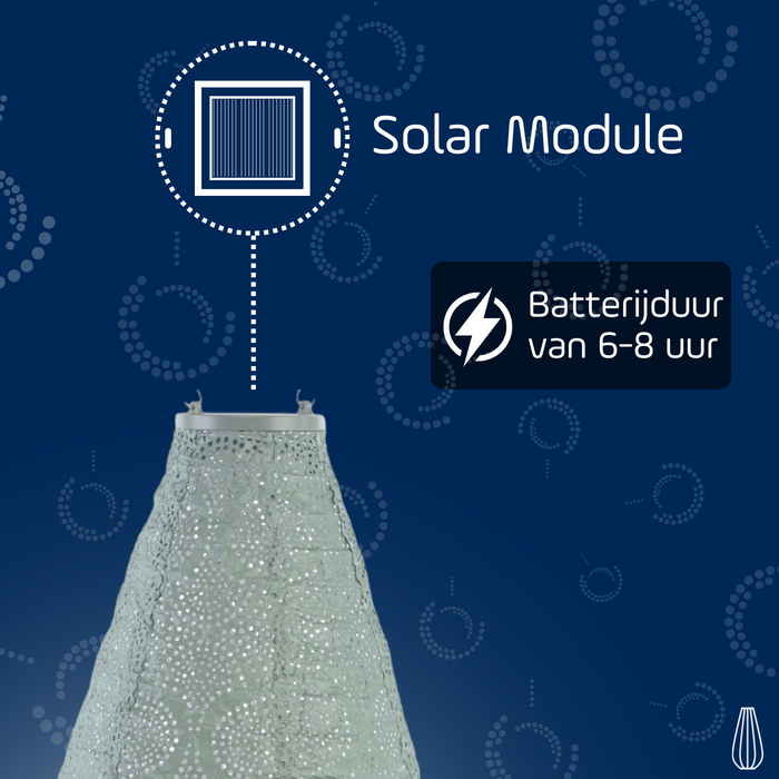 Lumiz - Solar tuinverlichting Tigres Drop - 28 cm - Licht Groen