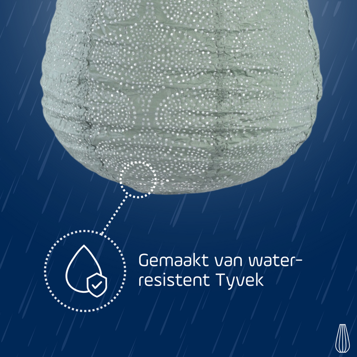 Lumiz - Solar tuinverlichting Tigres Drop - 28 cm - Licht Groen