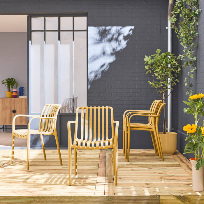 sweeek - Kunststof tuinstoel (set van 4)