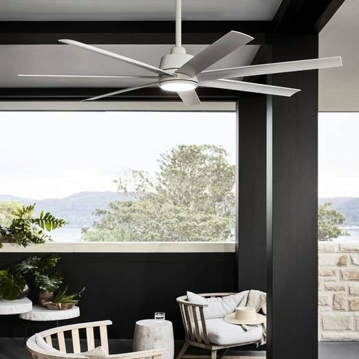 Lucci Air Plafondventilator Airfusion Atlanta Wit 12W Led Ø 142cm