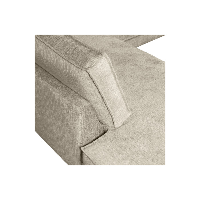 WOOOD Hoekbank Links Rodeo - Velvet - Wheatfield - 85x266x213