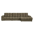 WOOOD Second Date Chaise Longue Rechts - Structure Velvet - Bonsai
