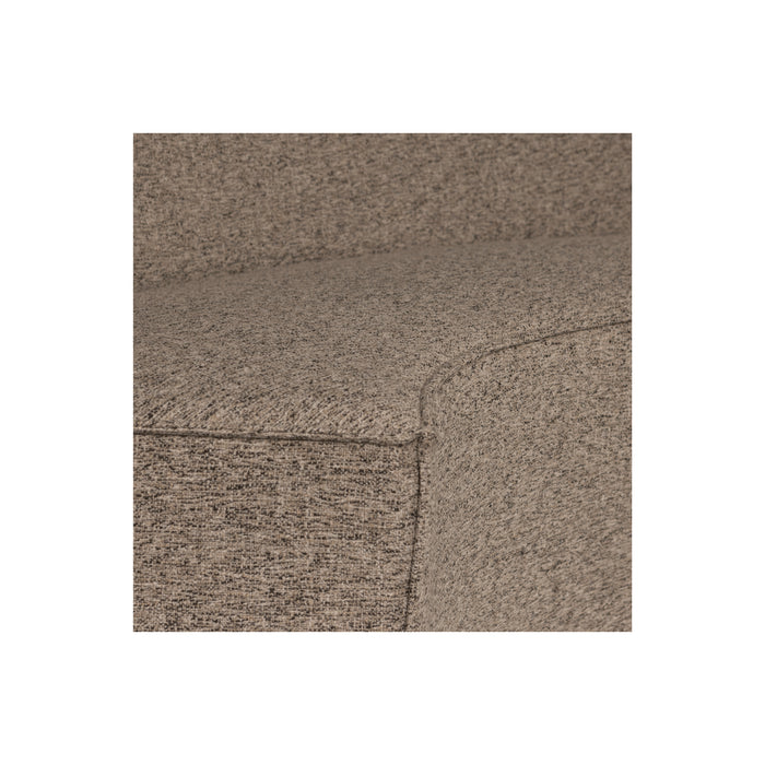 WOOOD Europa 2-Zits Eetbank - Polyester  - Bruin - 133x133x87