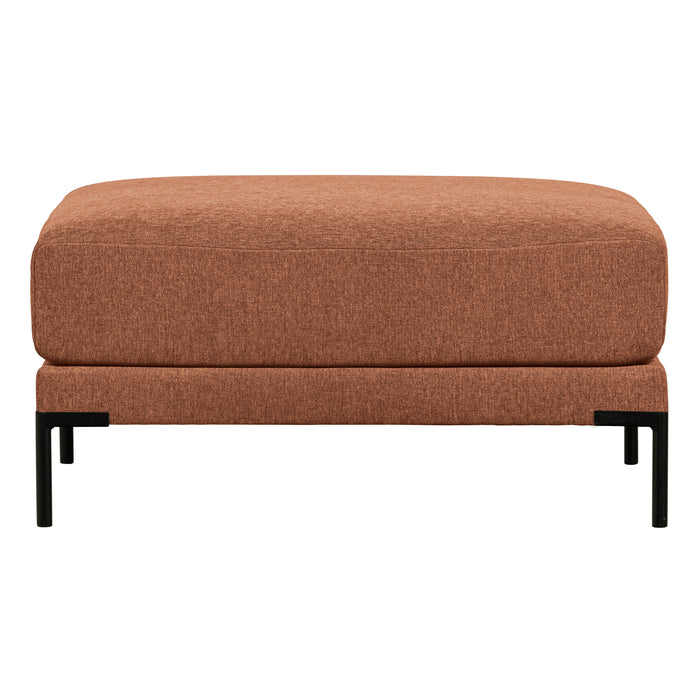 vtwonen Couple Poef - Polyester - Rust Melange - 44x100x100