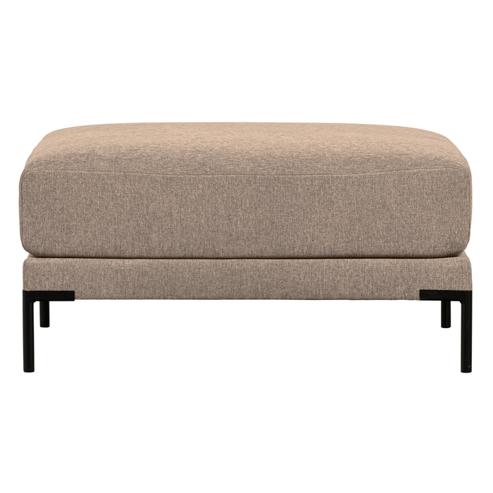 vtwonen Couple Poef - Polyester - Mud Melange - 44x100x100