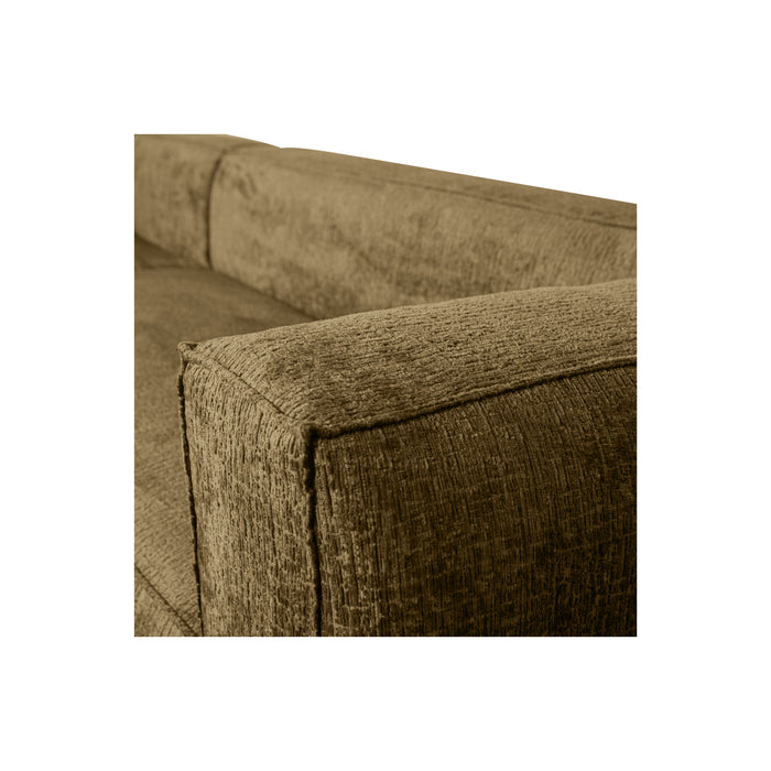 WOOOD Bean Hoekbank Links - Structure Velvet - Spices