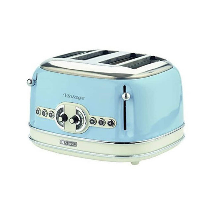 Ariete Broodrooster 4 sneetjes Vintage 1600 W blauw