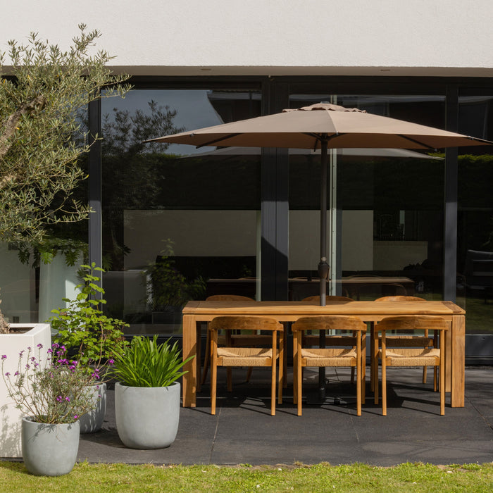 Woood Chena Tuinstoel - Wicker / Teak