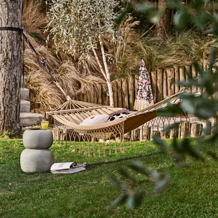 WOOOD Bijzettafel Oda - Fiber Clay - Groen|Grijs - 47x41x35