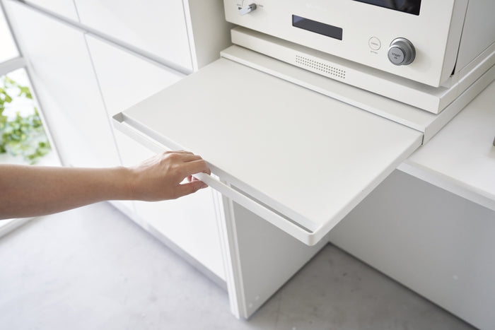 Yamazaki Uitschuifbare Keukenplateau - Tower - Wit