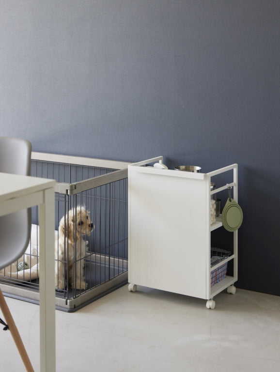 Yamazaki Keukentrolley - 2 niveaus - Tower - Wit