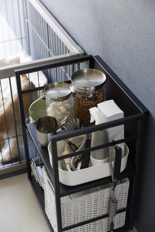 Yamazaki Keukentrolley - 2 niveaus - Tower - Zwart