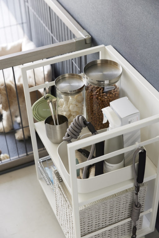 Yamazaki Keukentrolley - 2 niveaus - Tower - Wit