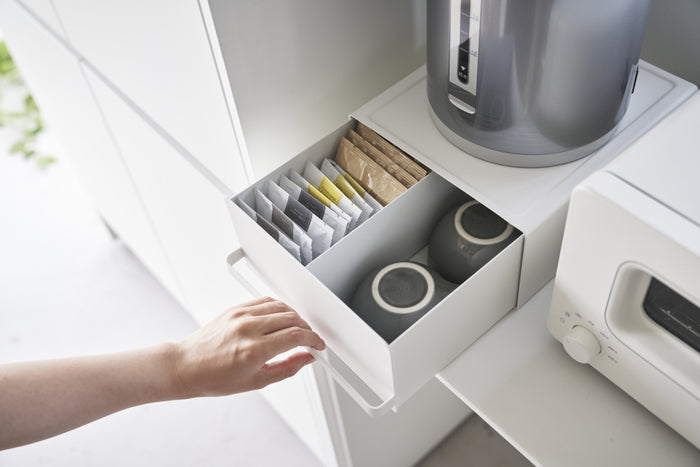 Yamazaki Uitschuifbare Keukenlade - Tower - Wit