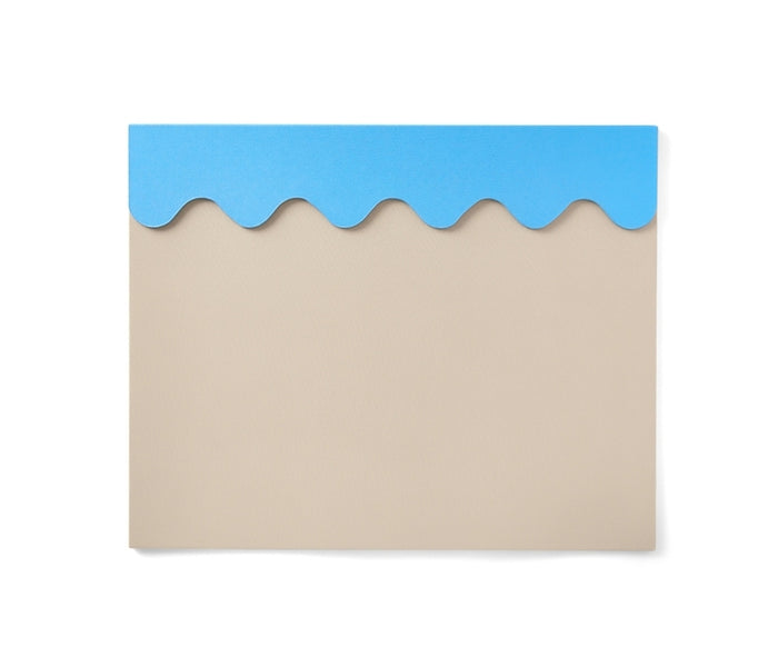 Printworks Bureau Onderlegger - Beige|Blauw