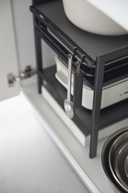 Yamazaki Keukenkast Organizer - 3 niveaus - Tower - Zwart