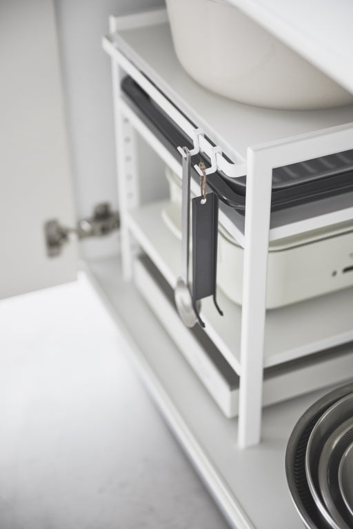 Yamazaki Keukenkast Organizer - 3 niveaus - Tower - Wit