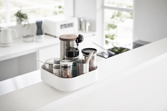 Yamazaki Draaiend Opbergrek - Tower - Wit