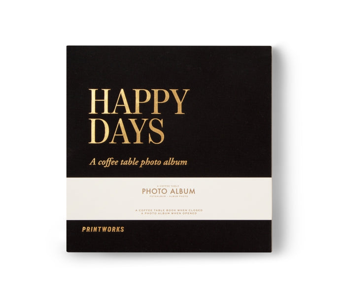 Printworks Fotoalbum - Happy Days (S) - Zwart