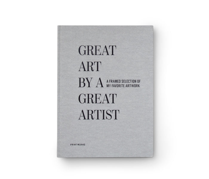 Printworks Frame Boek - Great Art - Tekenmap - Grijs
