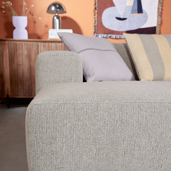 by fonQ Nova Hoekbank met Chaise Longue Links - Naturel Melange