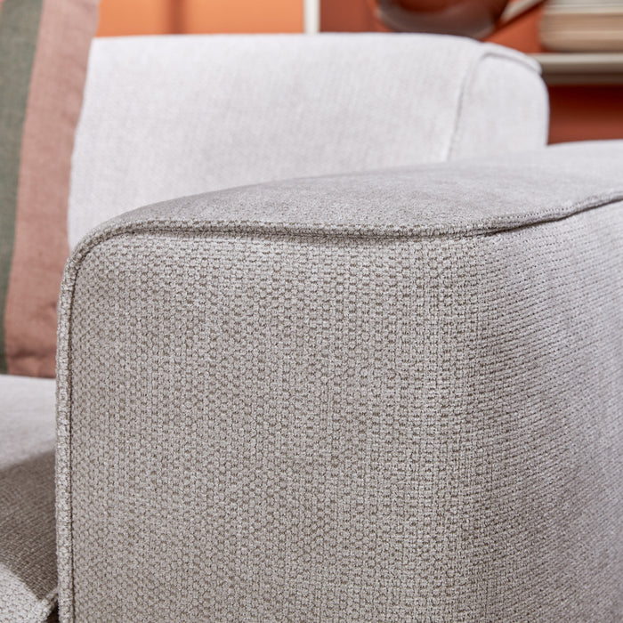 by fonQ Stretch Hoekbank Links - Naturel