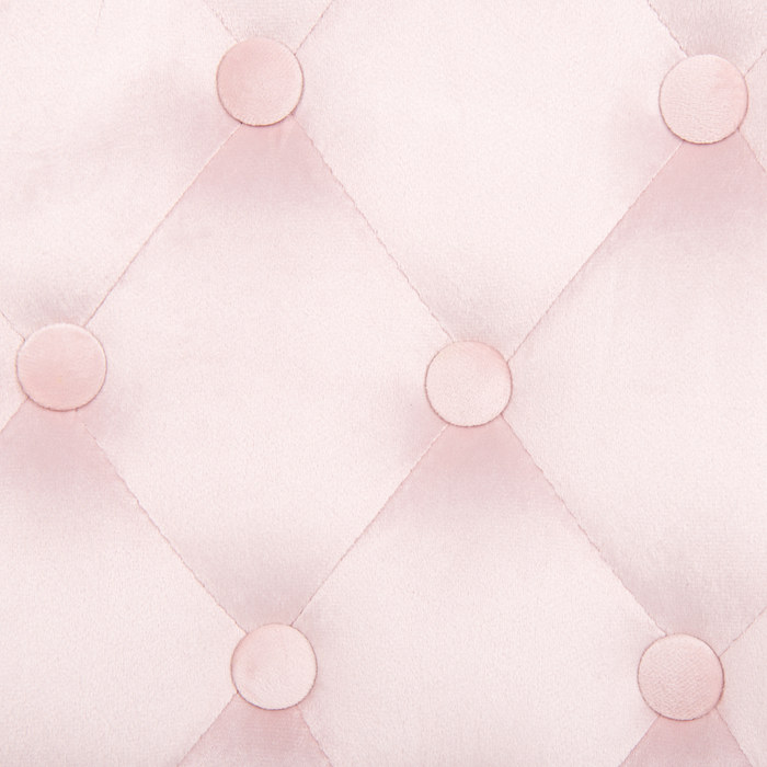 Beliani - PRINCESS - Bureaustoel - Roze - Fluweel