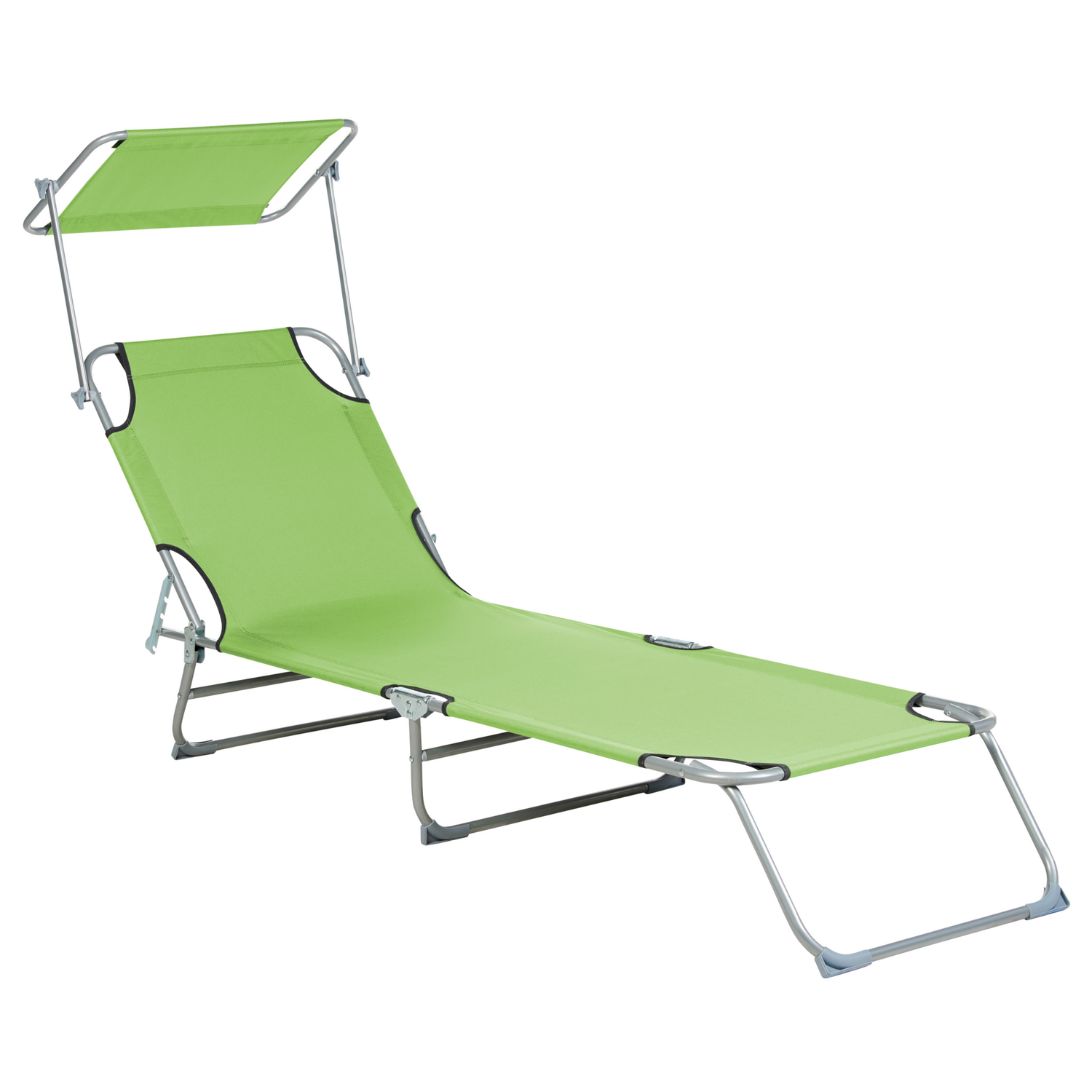 Beliani - FOLIGNO - Strandstoel - Groen - Polyester