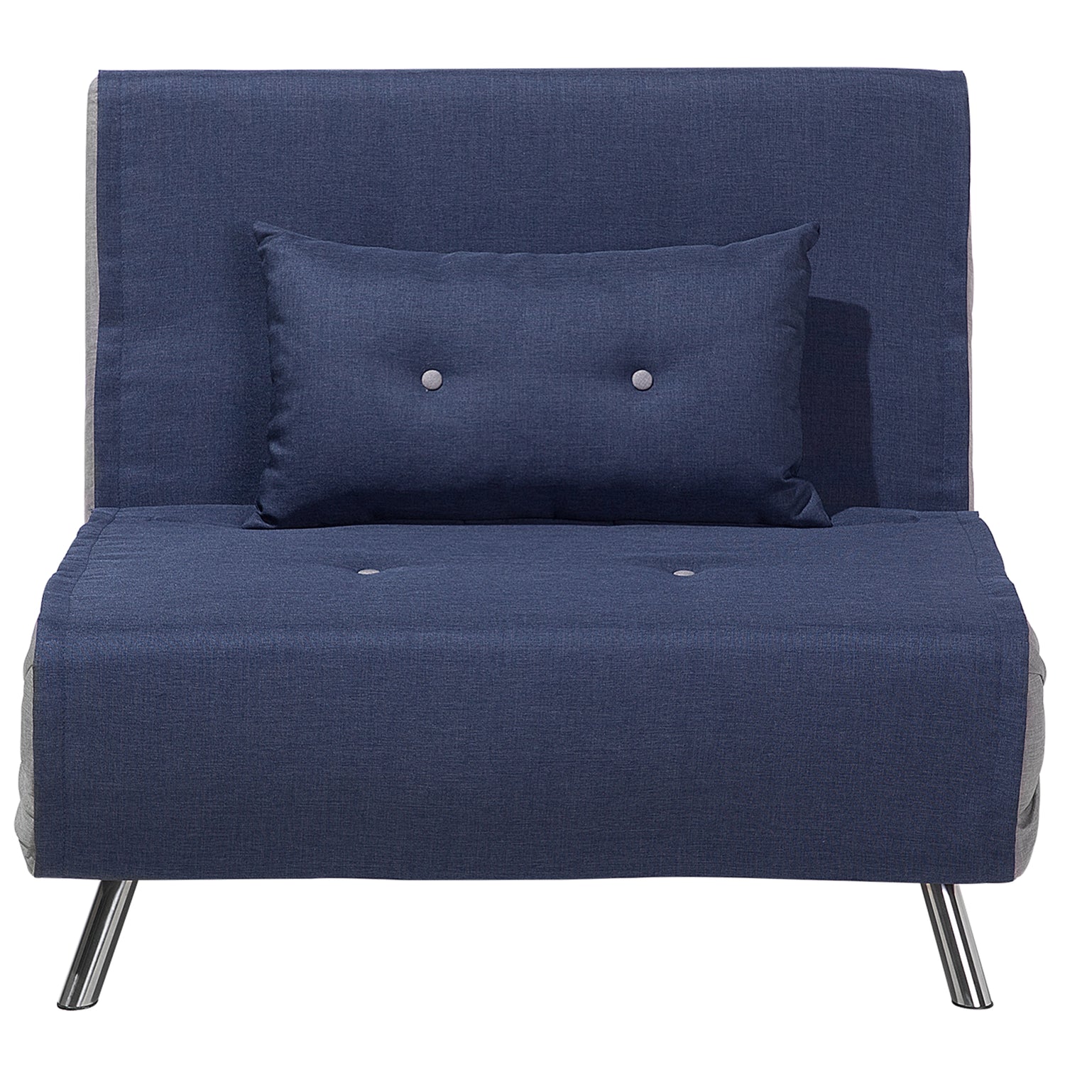 Beliani - FARRIS - Slaapbank 1-zit - Donkerblauw - Polyester