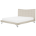 Beliani-LANNION -Tweepersoonsbed-Beige-180 x 200 cm-Polyester
