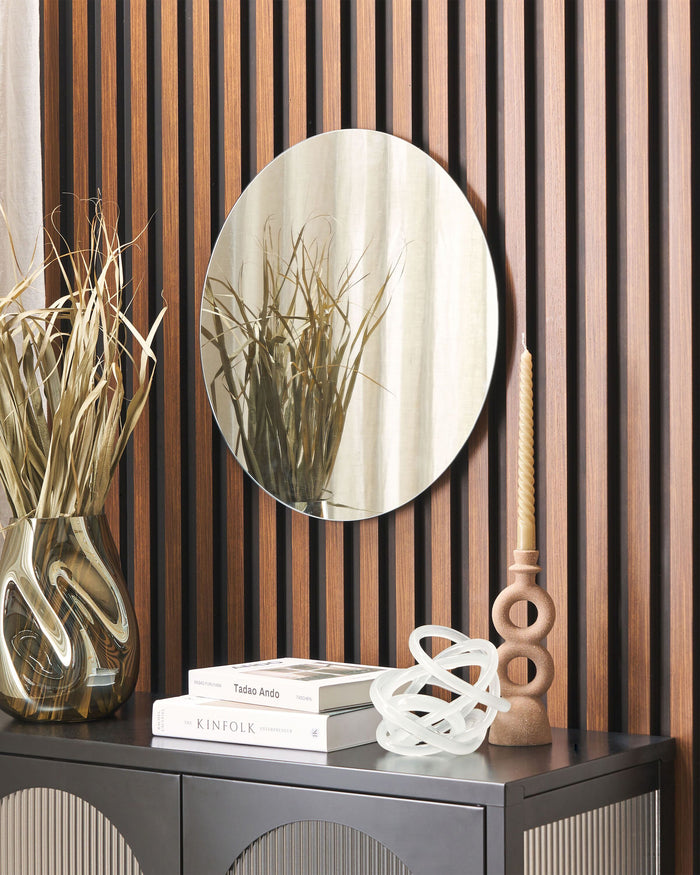 Beliani - AGEN - Wandspiegel - Zilver - Glas