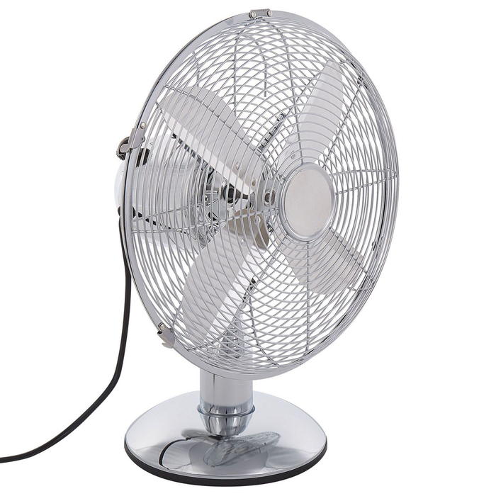 Beliani - WENSUM - Ventilator - Zilver - 35 cm - Metaal