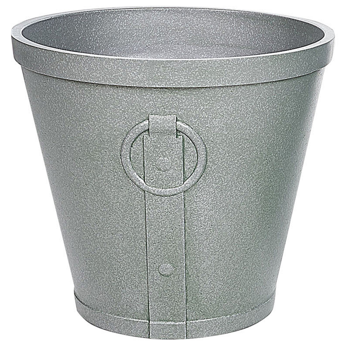Beliani - VARI - Plantenbak - Grijs - 45 cm - Klei-vezelmengsel