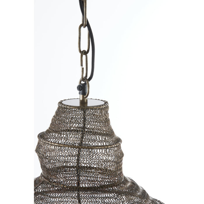 Light & Living - Hanglamp NAKISHA - Ø31x55cm - Brons