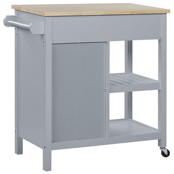 Beliani - GENOA - Keukentrolley - Grijs - MDF