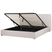 Beliani-LAVAUR-Bed met opbergruimte-Gebroken wit-180 x 200 cm-Fluweel