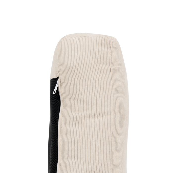 Beliani - TUVE - Driezitsbank - Beige - Corduroy