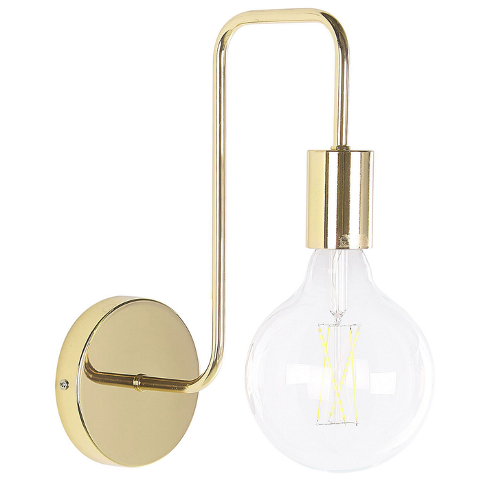 Beliani - SAVENA - Wandlamp - Goud - Metaal