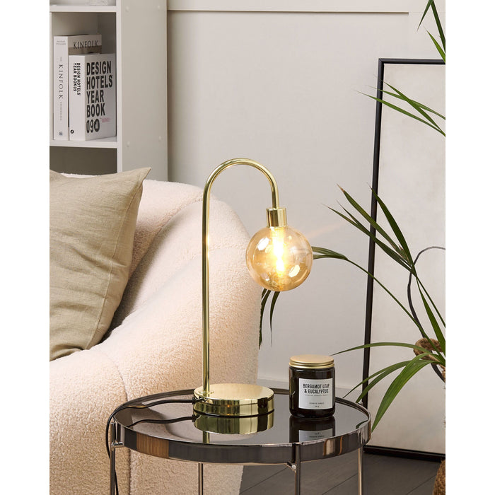 Beliani - RAMIS - Tafellamp - Goud - Staal